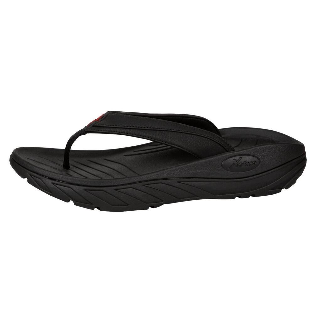 NEW XELERO men's tru sandal in black/black